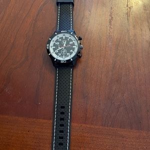 Black watch with white Details